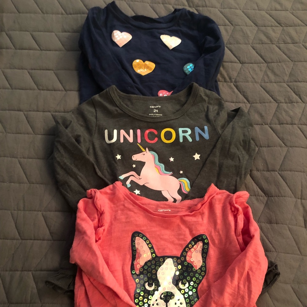 Carter shirts for girls